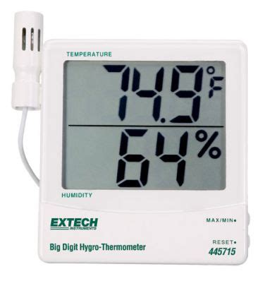 Extech Big Digit Remote Probe Hygro Thermometer