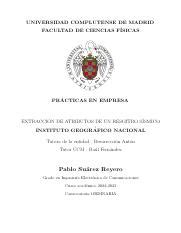 Memoria Pr Cticas Ign Pablo Su Rez Pdf Universidad Complutense De