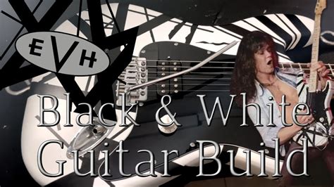 How To Make The Evh Black And White Guitar Youtube