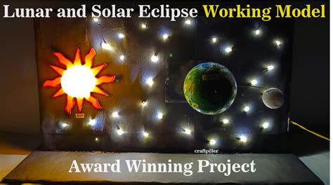 How To Make Working Model Of A Solar And Lunar Eclipse For A Science Exhibition Using A Dc Motor