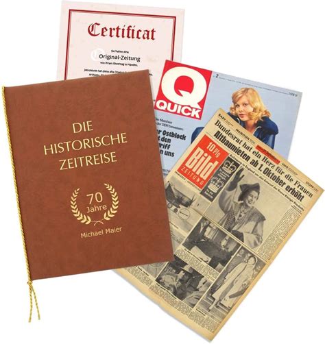 Historische Zeitung Als Geschenkidee Zum Geburtstag Zeitung Vom