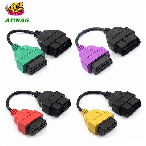 High Quality Pcs Lot Fiatecuscan Obd Connector Diagnostic Cable For