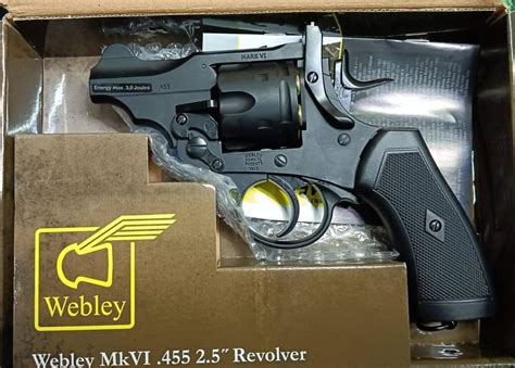 Webley Mkvi Pellet Co Air Revolver Battlefield Finish Video