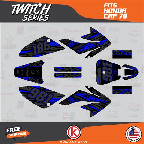 Kalair Gfx Graphics Kit For Honda Crf Twitch Series