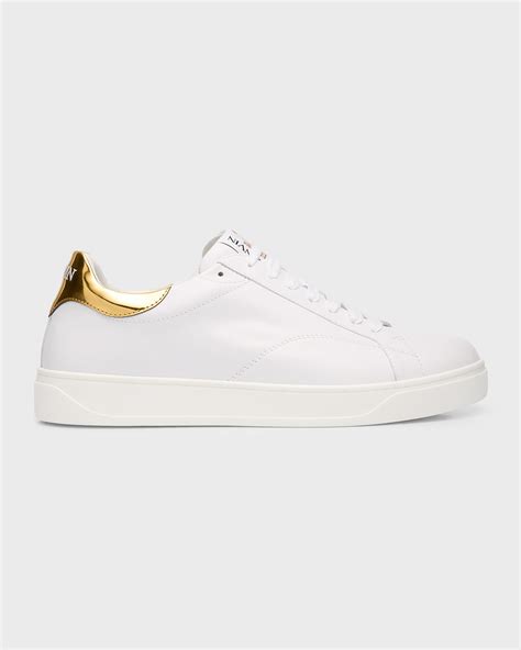 Lanvin Men's Exclusive Curb Low-Top Sneakers | Neiman Marcus