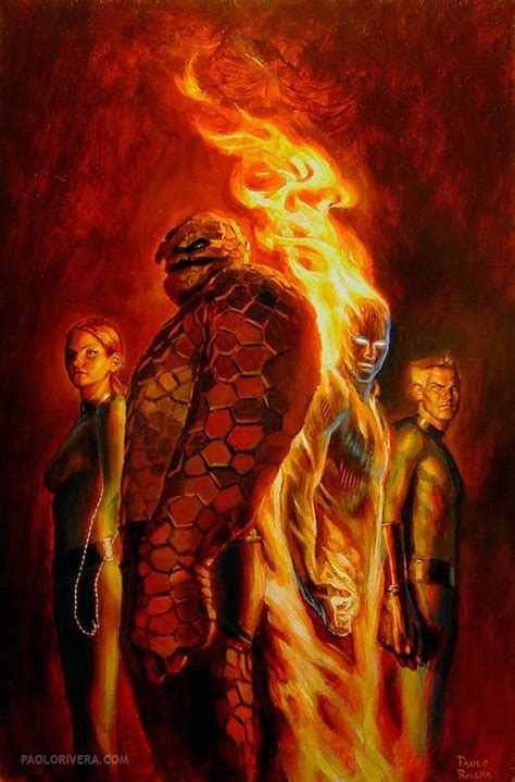 The Fantastic Four By Paolo Rivera Comic Book Artists Comic Book