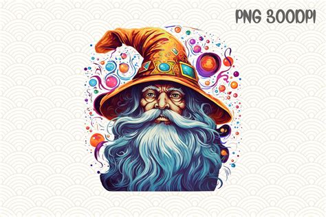 Wizard Art Graphic By Artful Embroidery · Creative Fabrica