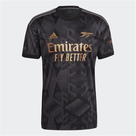 Adidas Camiseta Uniforme De Visitante Arsenal 22 23 Negro Adidas