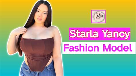 Starla Yancy American Beautifu Plus Size Curvy Model Fashion