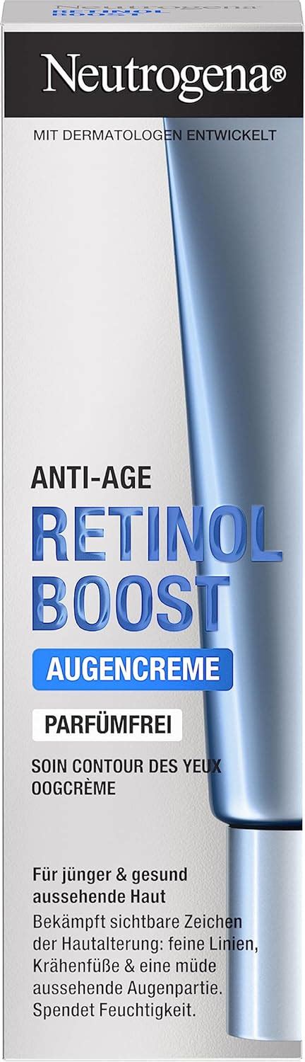 Neutrogena Retinol Boost Cr Me Pour Les Yeux Ml Amazon Fr Beaut