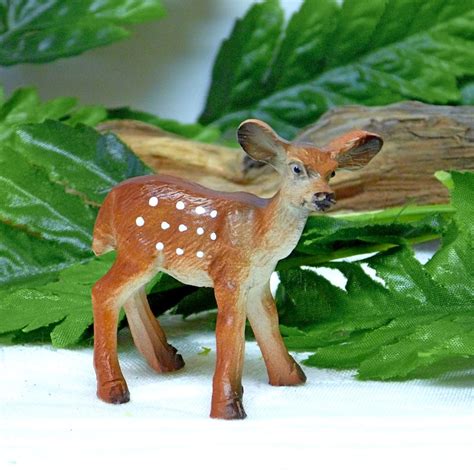 Fawn Figurine Mini Fawn Figurine Baby Deer Fawn Resin Deer Etsy