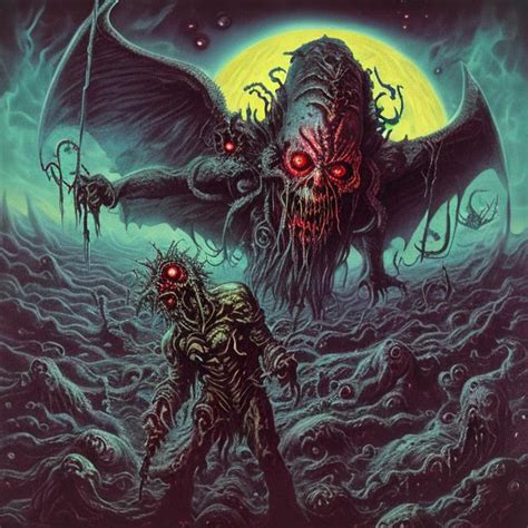 Screamingbelzebub Blood Doom Cosmic Horror Album OpenArt