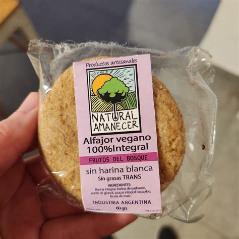 Natural Amanecer Alfajor Integral De Frutos Rojos Reviews Abillion