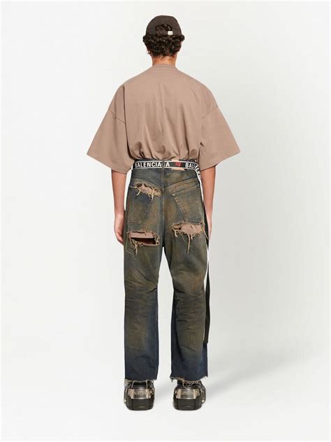 から厳選した Balenciaga Destroyed Skater Jeans デニムジーンズ