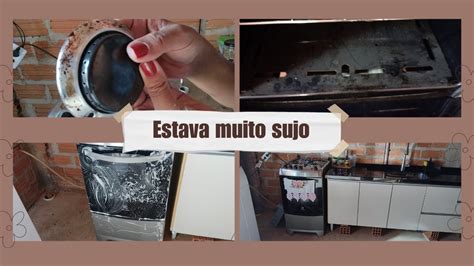 FAXINA ESTAVA IMPOSSÍVEL COZINHAR EM UM FOGÃO ASSIM Elaborei um