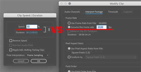 Should I Change Clip Speed In Timeline Or Interpret Footage In Project