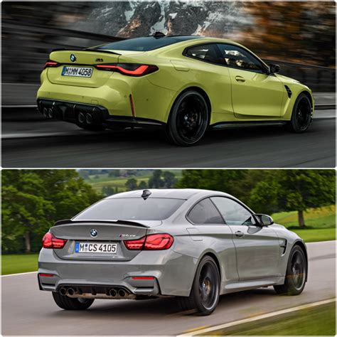 Photo Comparison New Bmw M4 G82 Vs F82 M4