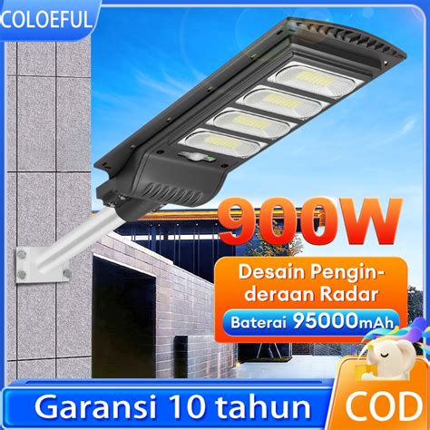 Jual Garansi Tahun Lampu Tenaga Surya Outdoor Otomatis Nyala Jalan