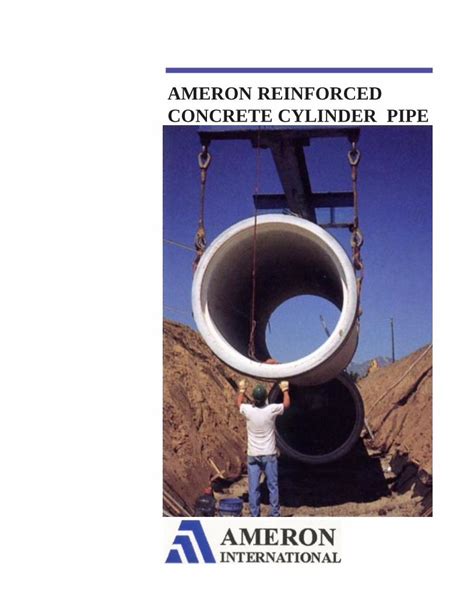 Pdf Ameron Reinforced Concrete Cylinder Pipe Dokumentips