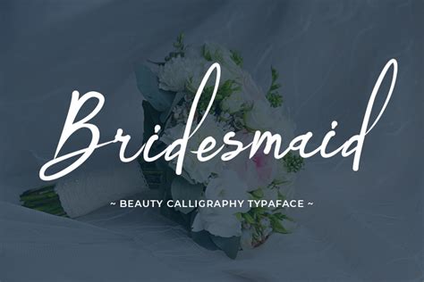 Bridesmaid Font Maknastudio Fontspace