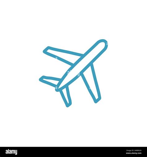 Simple Airplane Icon Hi Res Stock Photography And Images Alamy