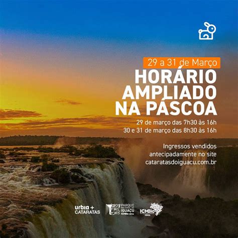 Turismo veja a programação de Páscoa nas Cataratas do Iguaçu