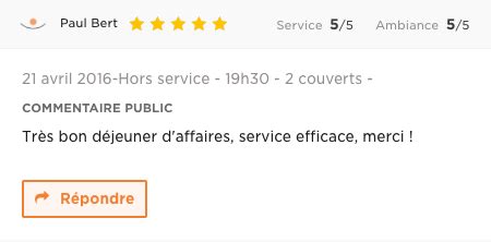 Comment R Pondre Un Avis Client Zenchef Votre Centre D Aide