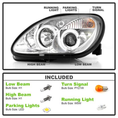 Mercedes Benz R Slk Slk Slk Led Halo Projector