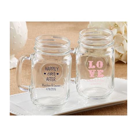 Personalized Ounce Mason Jar Mug