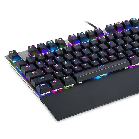 Motospeed CK108 Mechanical USB Gaming Keyboard Wired Blue Black With