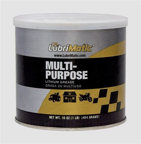 New Lubrimatic Multi Purpose Lithium Grease Oz Nlgi Petroleum Based