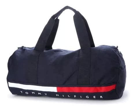 Bolsa Maleta De Mano Tommy Hilfiger Jeans Color Azul Marino