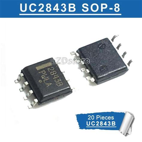 20pcs Uc2843b Sop 8 2843b Uc2843 Sop8 Uc2843bd1r2g Sop Smd Pwm Power