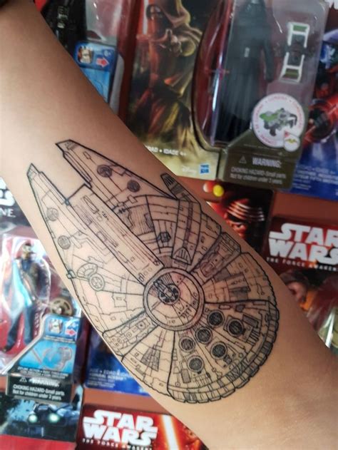 Millenium Falcon Tattoo Millenium Falcon Tattoo Falcon Tattoo Tattoos