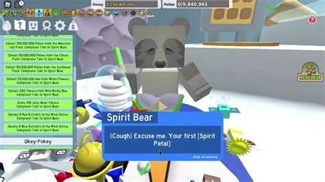 Getting My First Spirit Petal Looking At The 11th Spirit Bear Quest