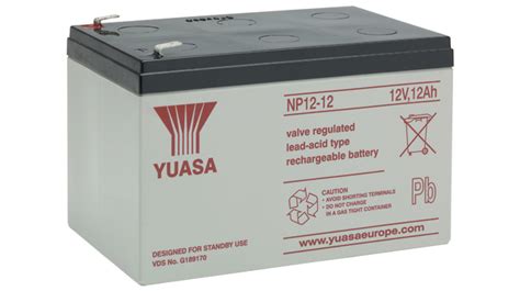 NP12 12 Yuasa Batterie rechargeable Plomb Acide 12V 12Ah Borne à