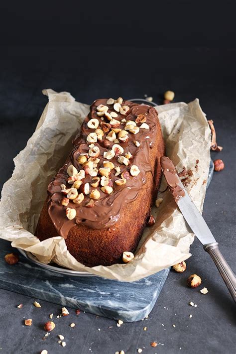 Nutella Loaf Cake With Hazelnuts Bake To The Roots Bake To The Roots