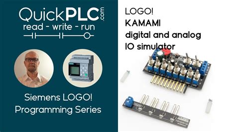 LOGO Kamami IO Simulator Circuit And Use Siemens PLC Programming