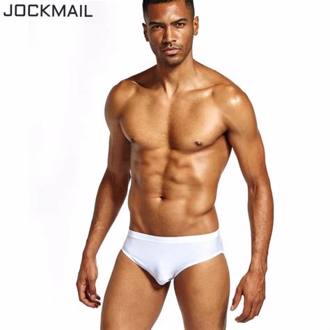 Jockmail Brand Sexy Transparent Men Underwear Mens Bikini Briefs Cueca