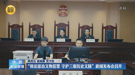 “依法惩治文物犯罪 守护三秦历史文脉”新闻发布会召开 陕西网络广播电视台