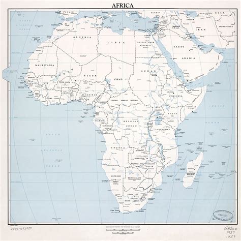 Large Detailed Political Map Of Africa With All Capitals Labeled ...