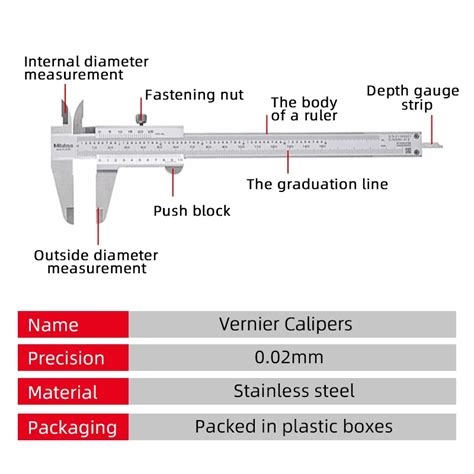 Mitutoyo Vernier Caliper Mm Mm Vernier Calipers