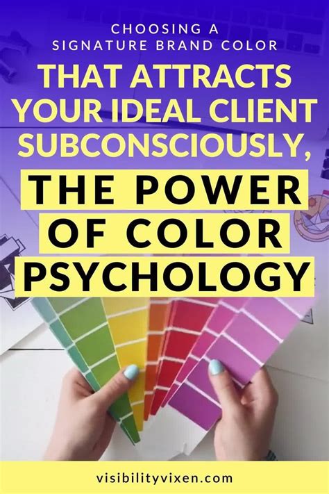 The Power Of Color Psychology Choosing A Signature Brand Color Artofit