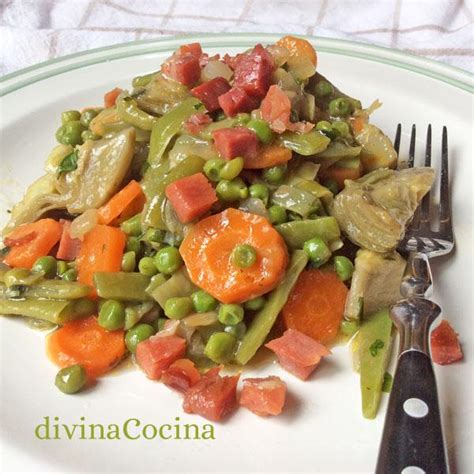 Menestra De Verduras Receta De DIVINA COCINA