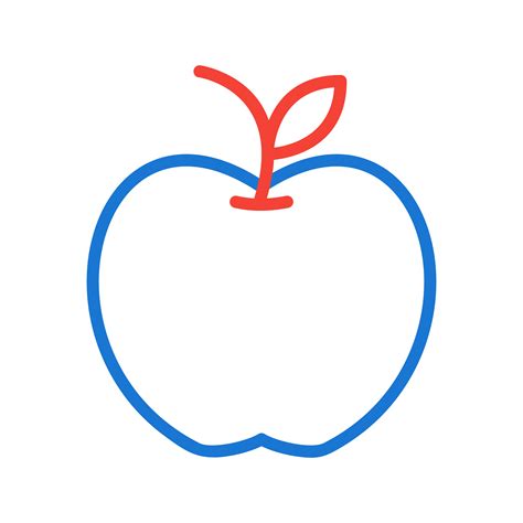 Apple Icon Design 504071 Vector Art at Vecteezy