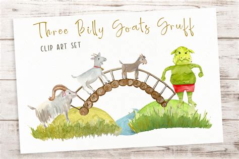 Billy Goat Gruff Clipart