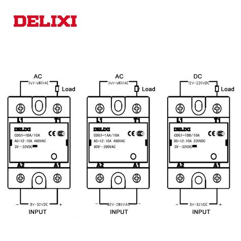 Generic Delixi Cdg Solid State Relay Ssr Dd Dd Dd Dd Dd