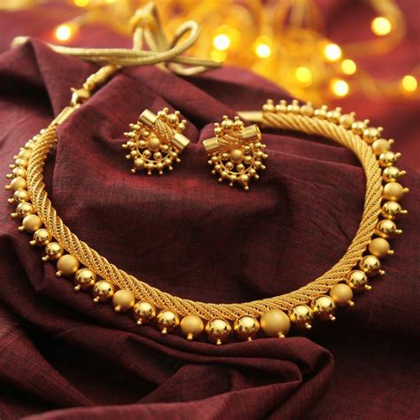 Traditional South Indian Necklace Designs In Gold Simple Craft Ideas