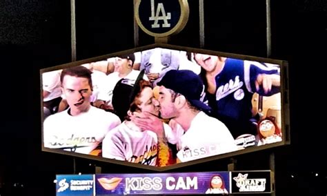 Dodgers Fans Showed Their Pride In A Kiss Cam Celebration At Lgbt Night