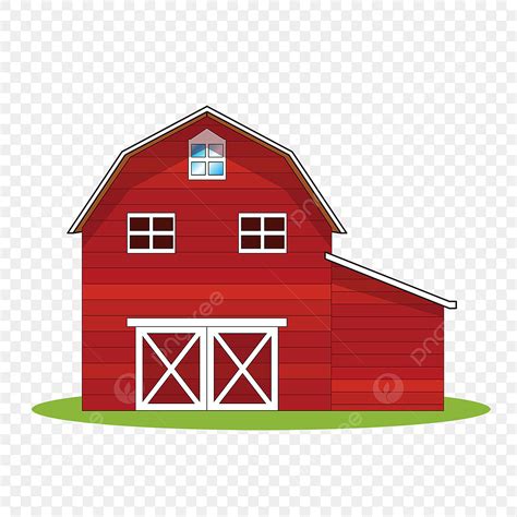 Barn Illustration Vector PNG Images Flat Illustration Barn Clipart